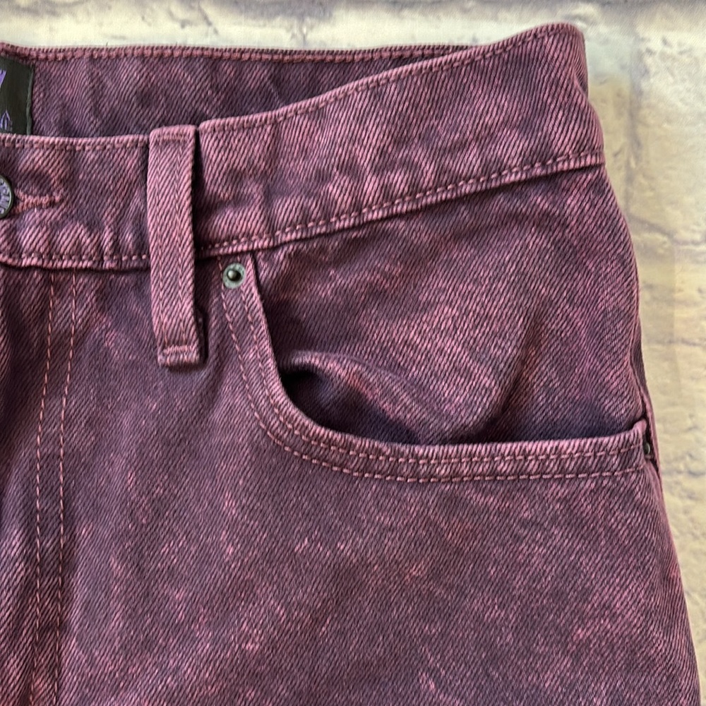Levi’s X Deepika Padukone Straight Leg High Waisted Purple Denim Jeans Size 30 - Picture 8 of 16